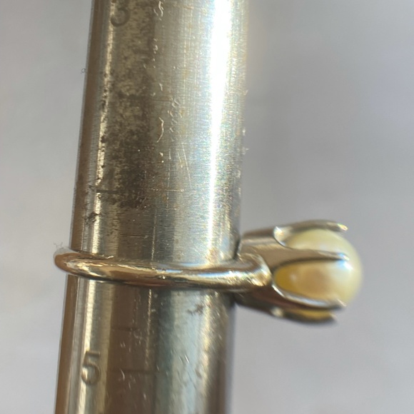 7mm Akoya Pearl SOLID 14K White Gold Ring - Picture 11 of 12